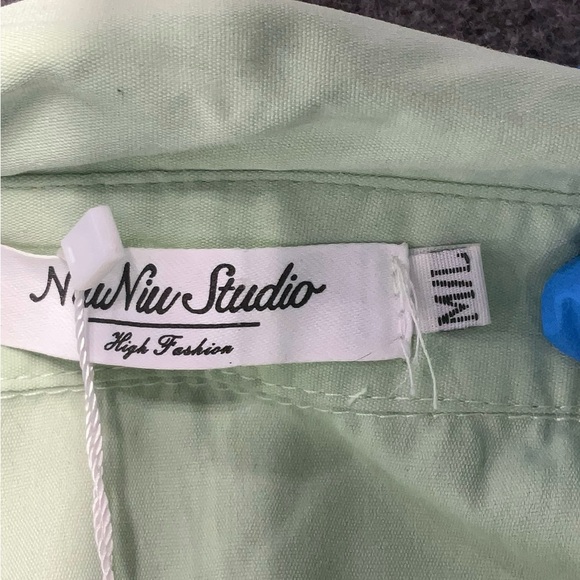 Mint Green Women's Romper - Picture 7 of 9